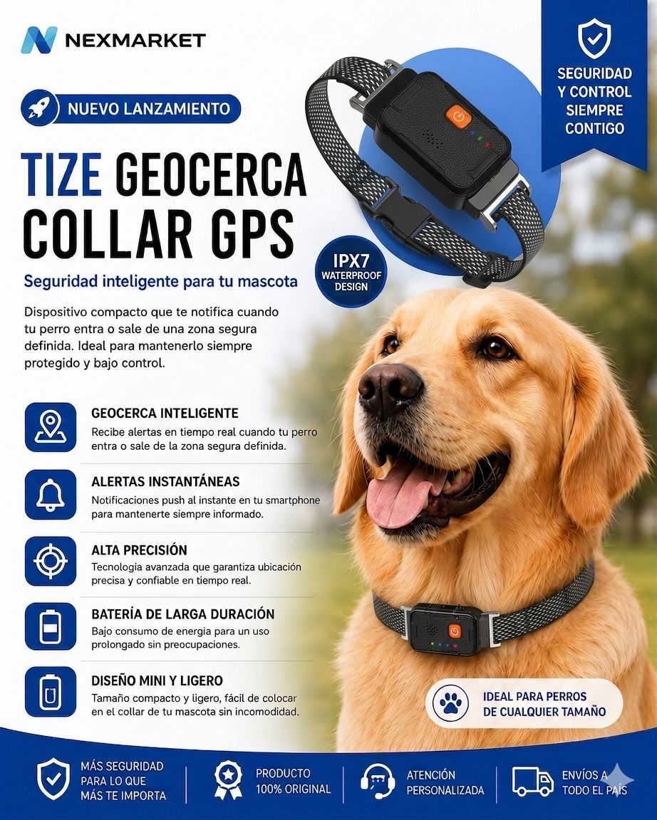 Collar TIZE con GPS