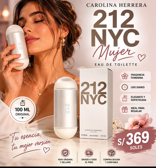 212 NYC de Carolina Herrera para mujer  Eau de Toilette (EDT) 100ml